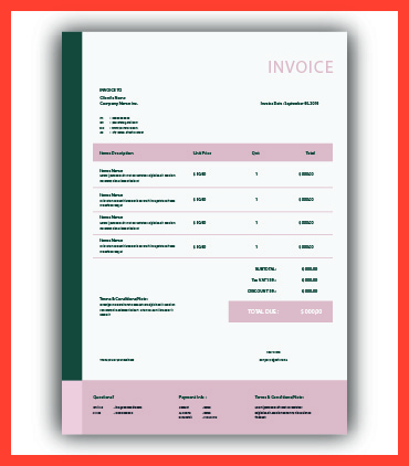 Invoice Design