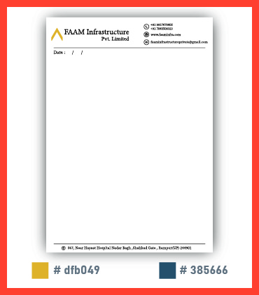 Letterhead design